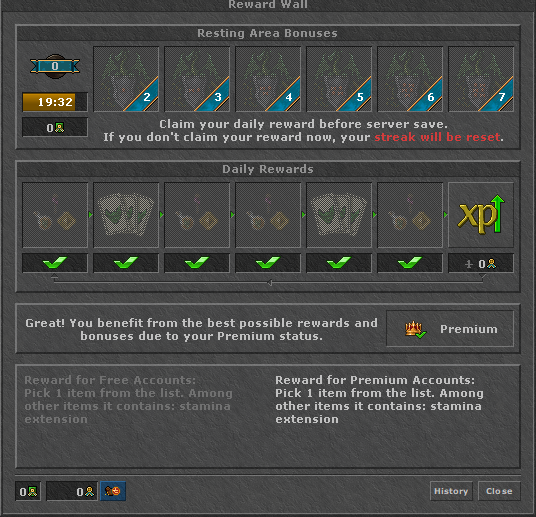 Daily Rewards Overview